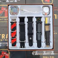 Ultra Smart Watch With 10 Straps